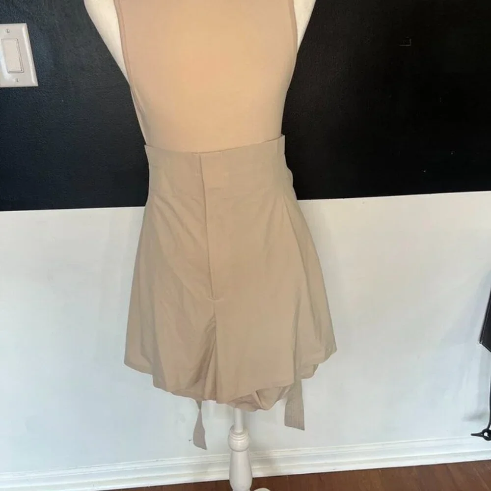 Athleta Skyline Short II Paperbag  Belted Shorts Beige NWT XXL-XXXL SHIPS FAST